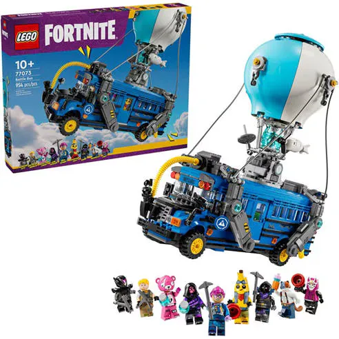 LEGO Fortnite Battle Bus Video Game Toy Set 77073