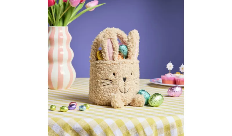 Argos Home Brown Borg Bunny Bucket Decoration