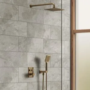 Wickes Livingstone Greige Matt Porcelain Wall & Floor Tile - 600 x 300mm