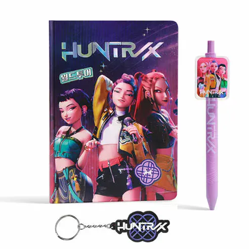 Character Kids' Huntr/x Notebook Gift Set