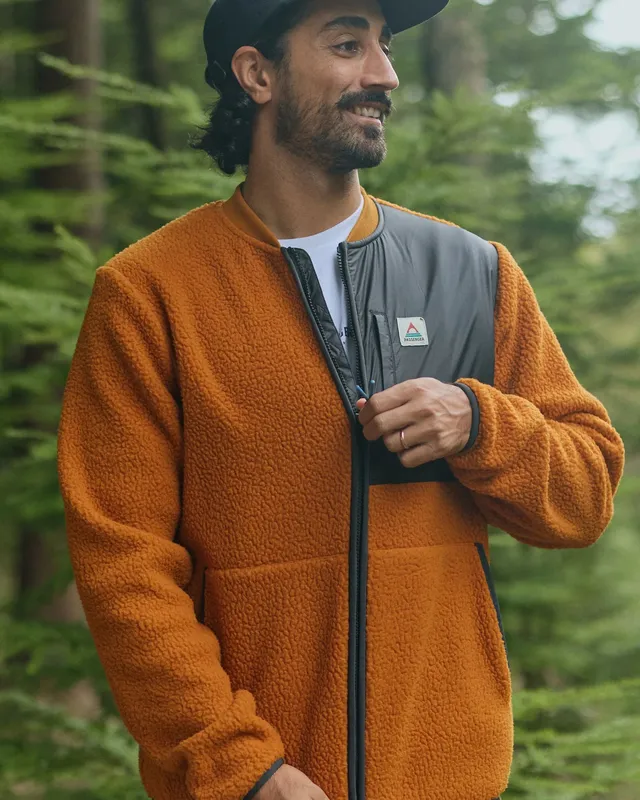 Passenger Clothing Reconnect Sherpa Fleece - Retro Orange