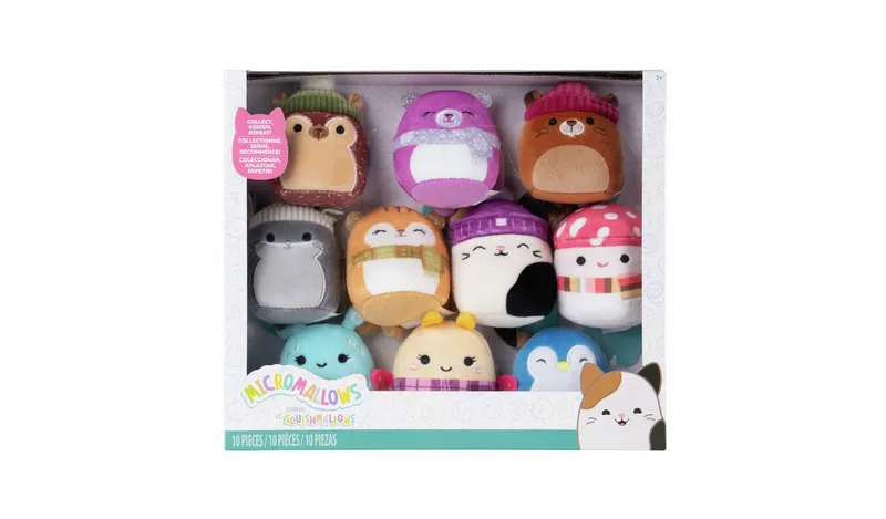 Micromallows 2.5inch Pack of 10 Winter Soft toy