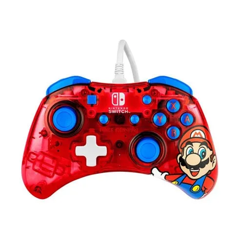 PDP Rock Candy Switch Wired Controller: Mario Punch