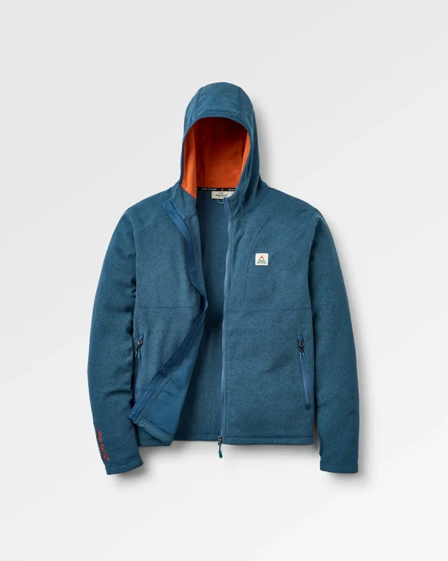 Passenger Clothing Pinegrove Polartec® Fleece Hoodie - Dark Denim Marl