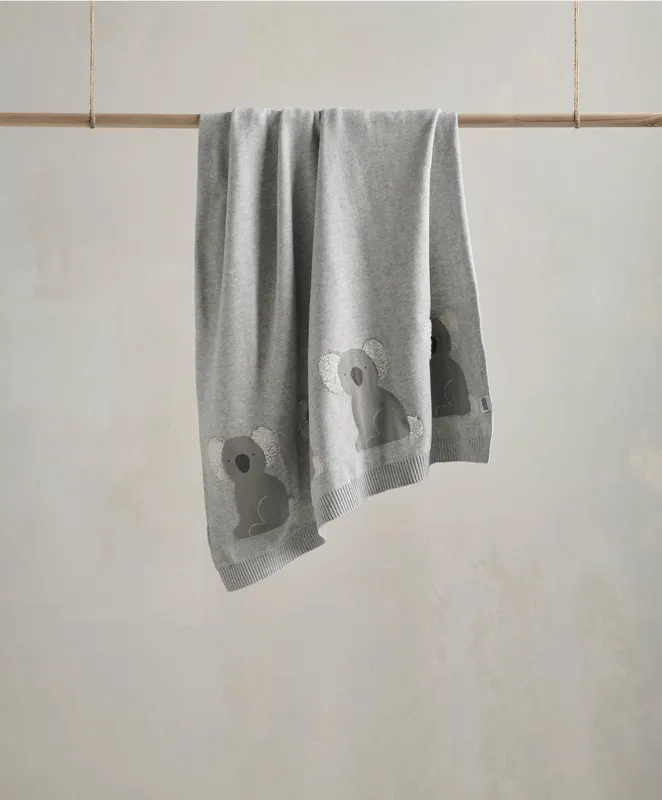 Mamas & Papas Knitted Blanket - Koala