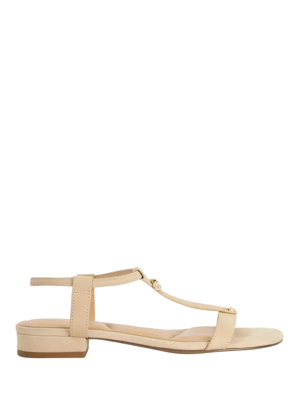 Dune London Lyra Leather T-Bar Sandals