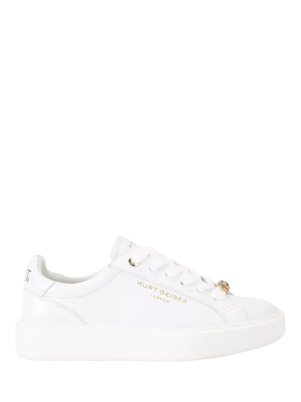 Kurt Geiger London Albion Lace Up Leather Trainers