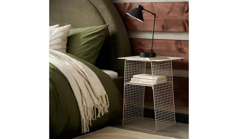 Habitat Cal Metal Bedside Table