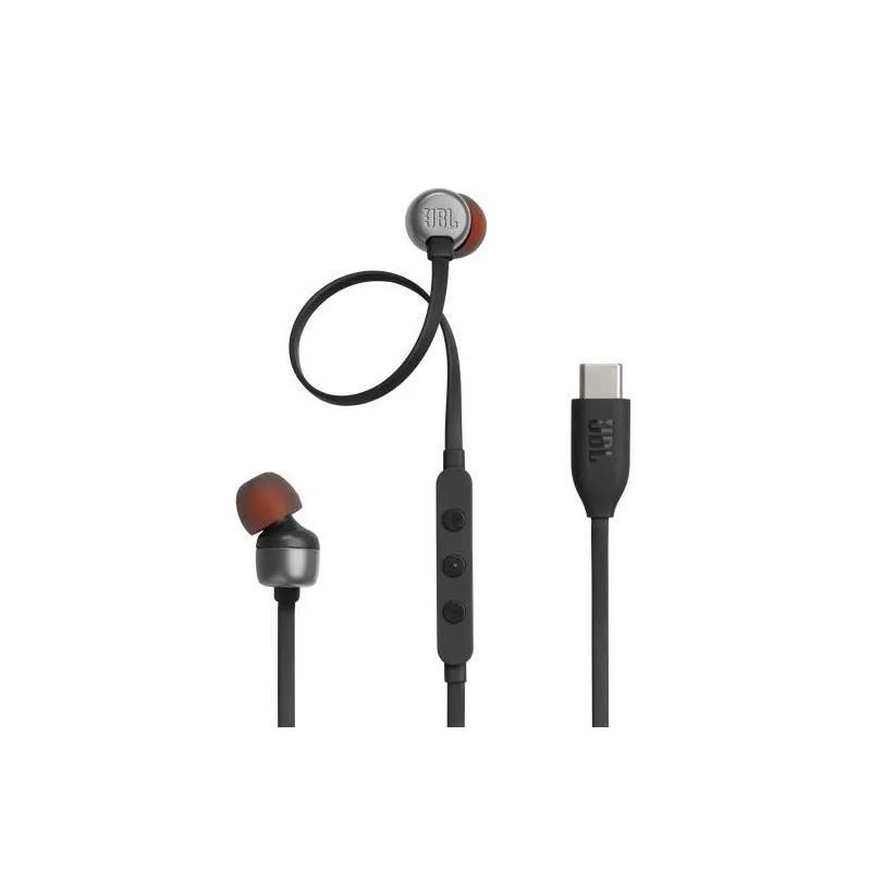 Jbl Tune 310C Earbud Earphones - Black – Refurbished, Excellent