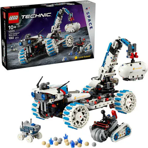 LEGO® Technic 42211 Lunar Outpost™ Moon Rover Space Vehicle Set STEM Toy