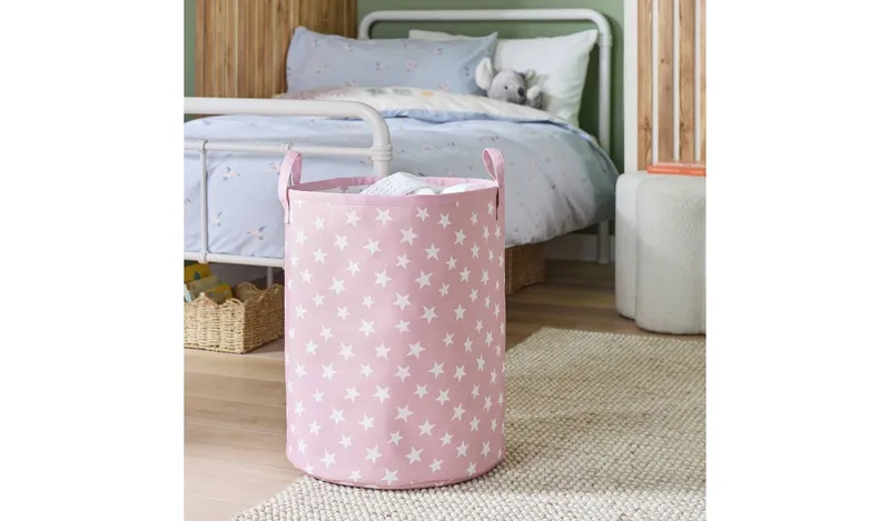 Argos Home 80 Litre Star Laundry Bag - Pink
