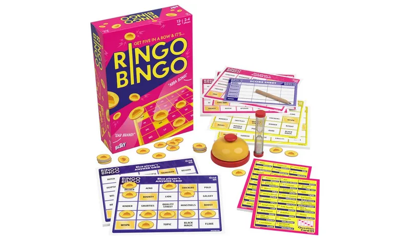 Big Sky Games Ringo Bingo Trivia Board Game 