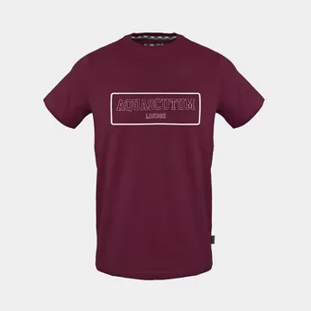 Aquascutum Men's Logo Crew-Neck Short-Sleeve T-Shirt