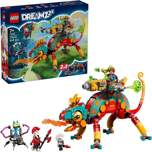 LEGO® DREAMZzz™ Mateo’s Fire Chameleon Imagination Toy 71492