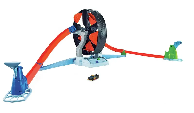 Hot Wheels Spinwheel Challenge Track Launchers Playset