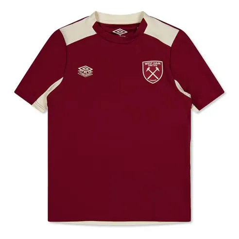 Umbro Kids' West Ham PRO Training 25/26 Short-Sleeve T-Shirt