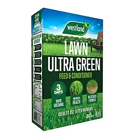Westland Lawn Care Lawn feed Granules Compound Fertiliser 80m² 2.56kg