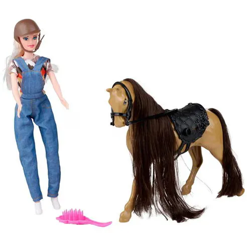 Eddy Toys Kids' EddyToys Horse Doll Set