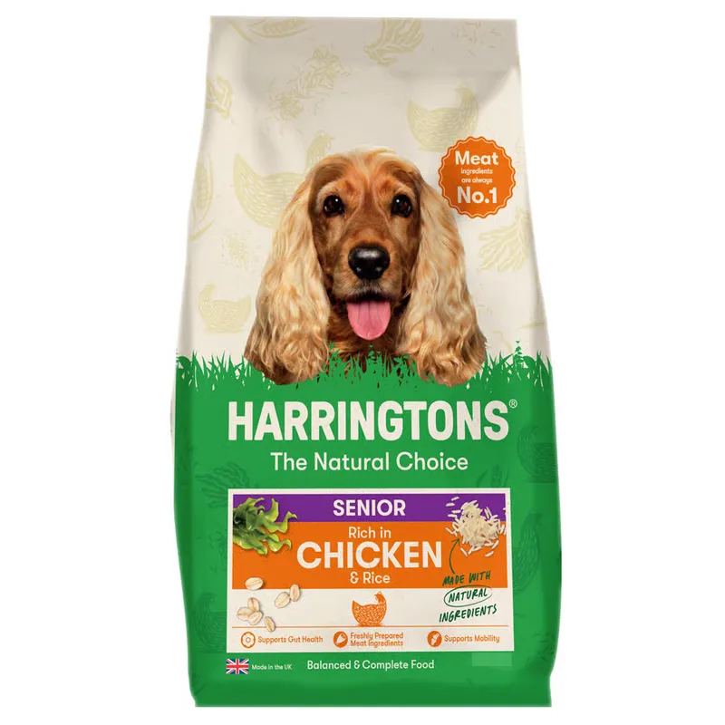 Harringtons Complete Natural Senior Dry Dog Food Chicken & Rice