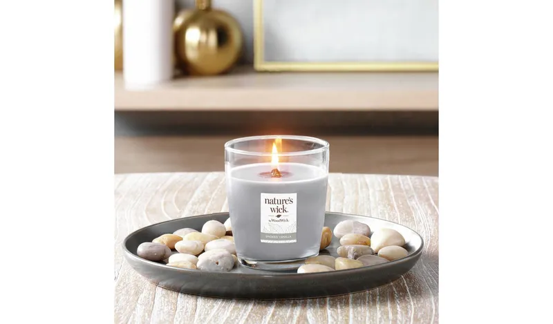 Nature's Wick Singlewick Candle - Smoked Vanilla
