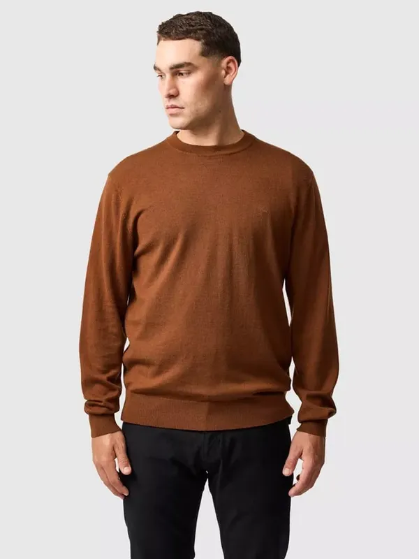 Rodd & Gunn Merino Wool York Bay Knit Crew Neck Jumper
