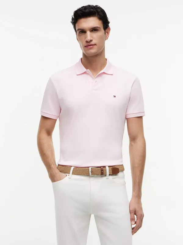 Tommy Hilfiger Short Sleeve Cotton Knit Polo Shirt