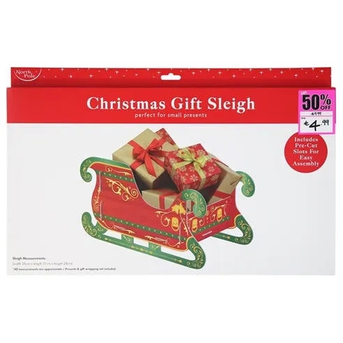 North Pole Gift Sleigh