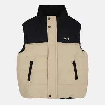Hugo Kids' Padded Sleeveless Gilet