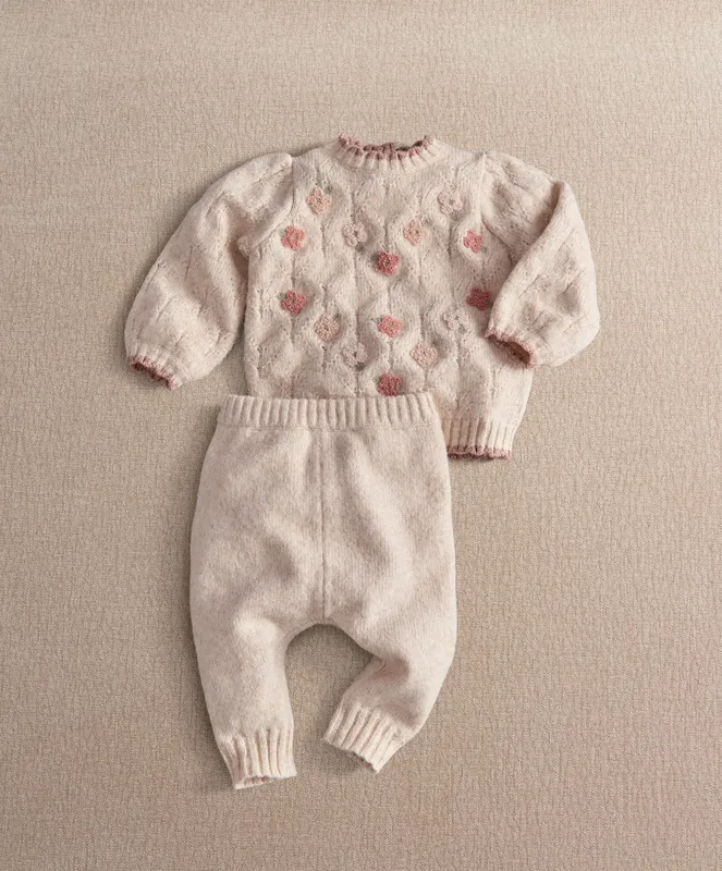 Mamas & Papas Floral Knit Set ( Pack of 2)
