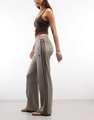 Classic track pants in light herringbone