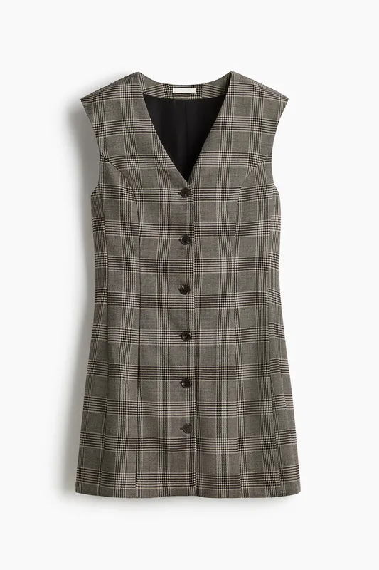 Shoulder-pad dress