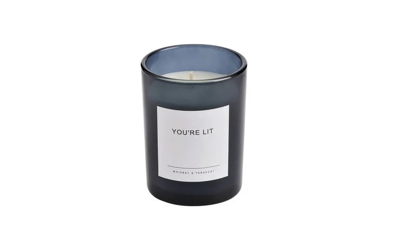 Argos Home Singlewick Candle - Whiskey & Tobacco
