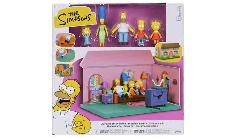 The Simpsons Living Room Playset