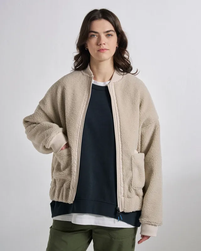 Passenger Clothing Lucia Sherpa Fleece - Vintage White