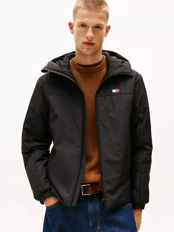 Tommy Jeans Urban Water-Repellent Padded Jacket, Black