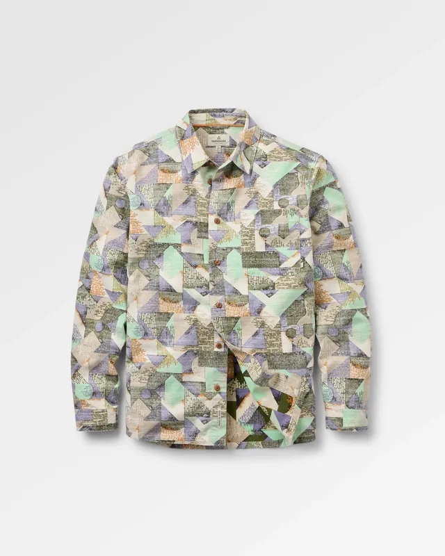 Passenger Clothing Amboro Shirt - Mosaic Mountain Khaki