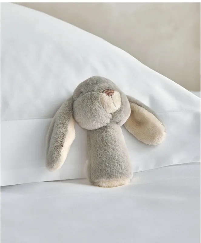 Mamas & Papas Mini Rattle - Grey Bunny