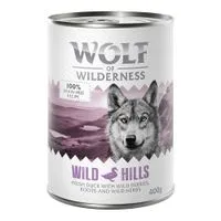 Wolf of Wilderness Adult Single Protein Saver Pack 24 x 400g