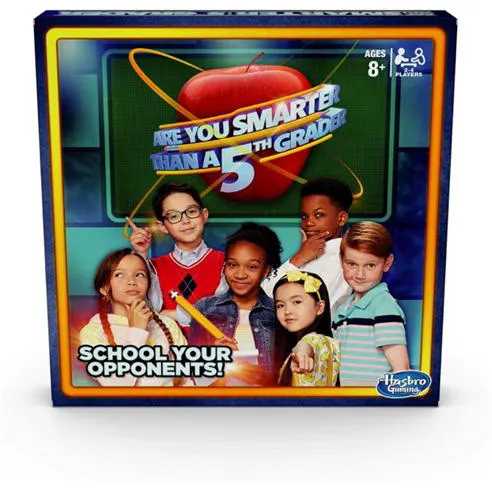 Smarter Than Hasbro Gaming are You Smarter Than a 5th Grader Board Game