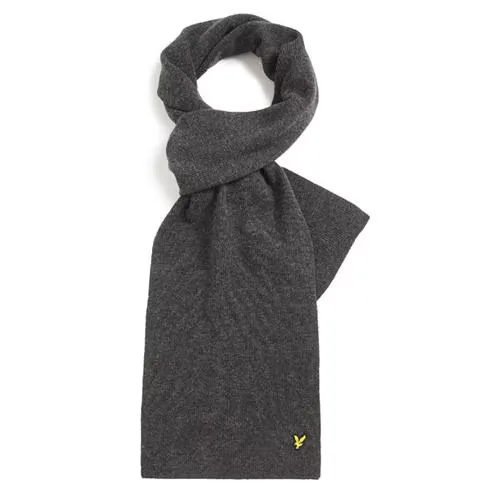 Lyle and Scott Lambswool Ribbed Scarf