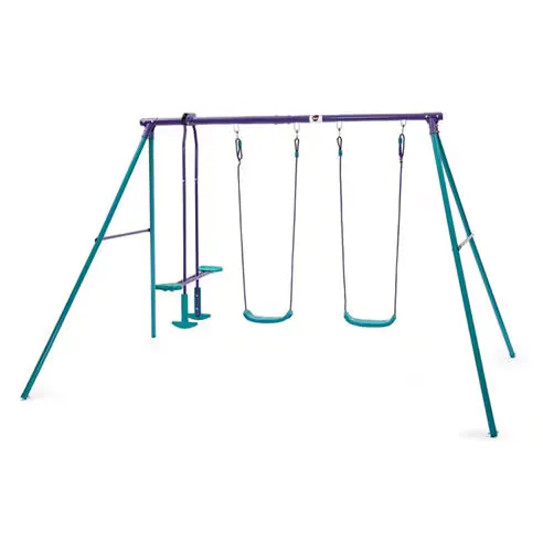 Plum Play Plum Jupiter Double Swing & Glider Set - Purple/Teal
