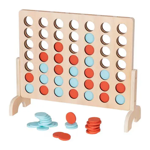 Tooky Toy Wooden Jumbo 4-in-A Row Game