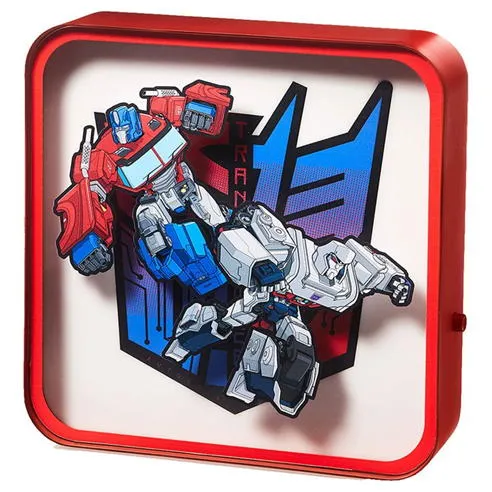 Rubber Road Transformers Perspex Lamp