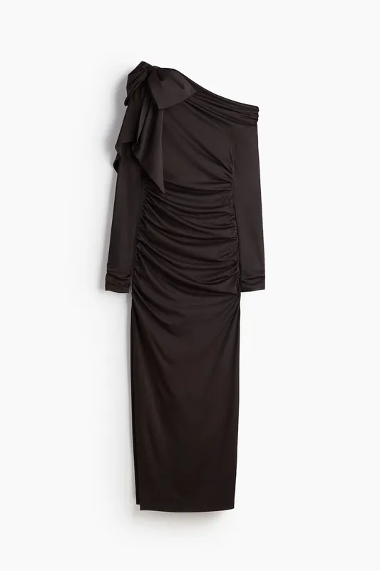 Bow-detail bodycon dress