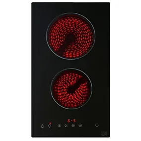 Cooke & Lewis CLCER30A 2 burner Ceramic Hob 29cm - Black