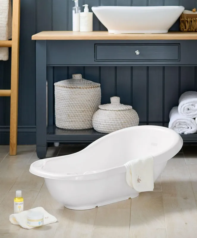 Mamas & Papas Baby Bath White/Grey