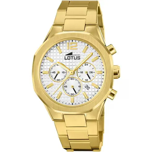 Lotus Men's Stainless Steel Sports Quartz Watch