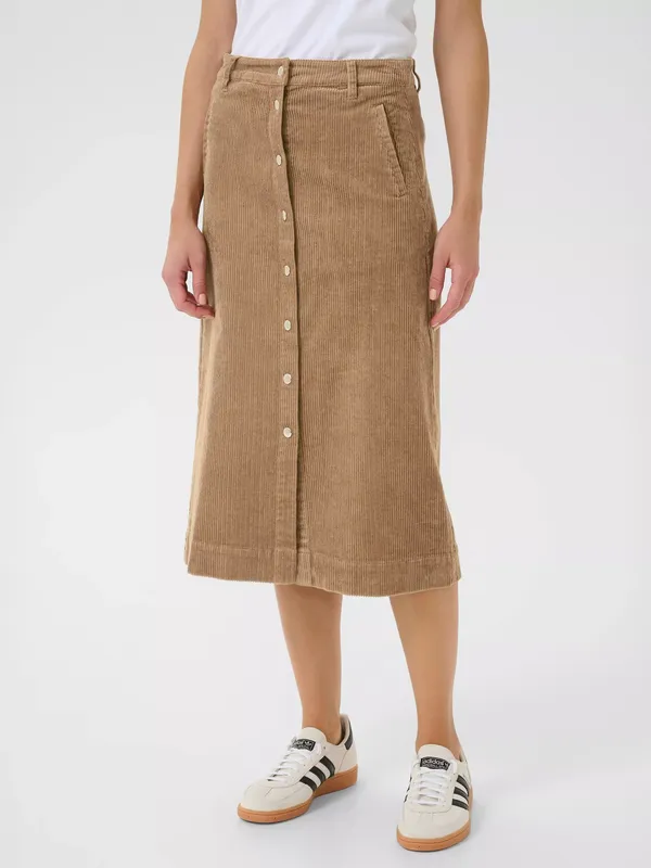 Part Two Shayla Corduroy Midi Skirt