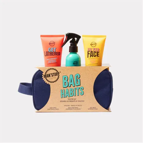 Technic Man Stuff Wash Bag Set