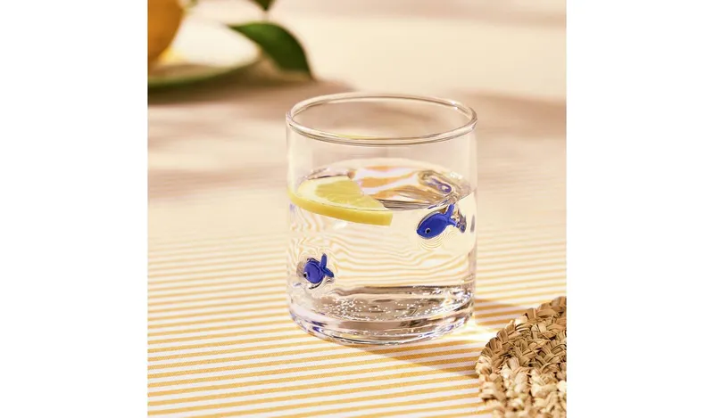 Argos Home Fish Glass Tumbler